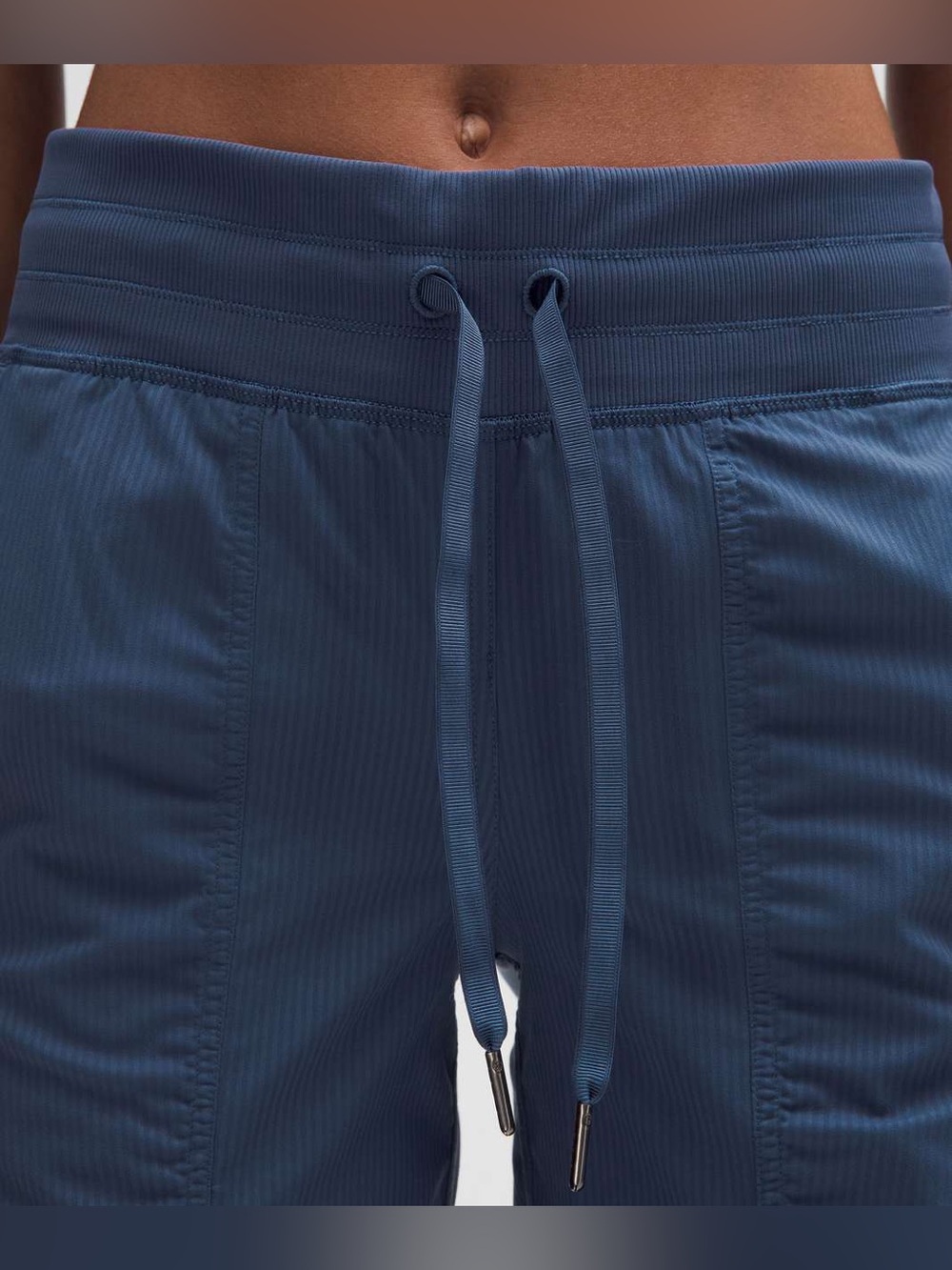 lululemon athletica dance studio mid rise cropped pant, navy blue